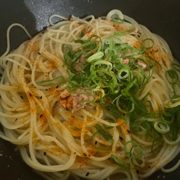 和風ツナパスタ